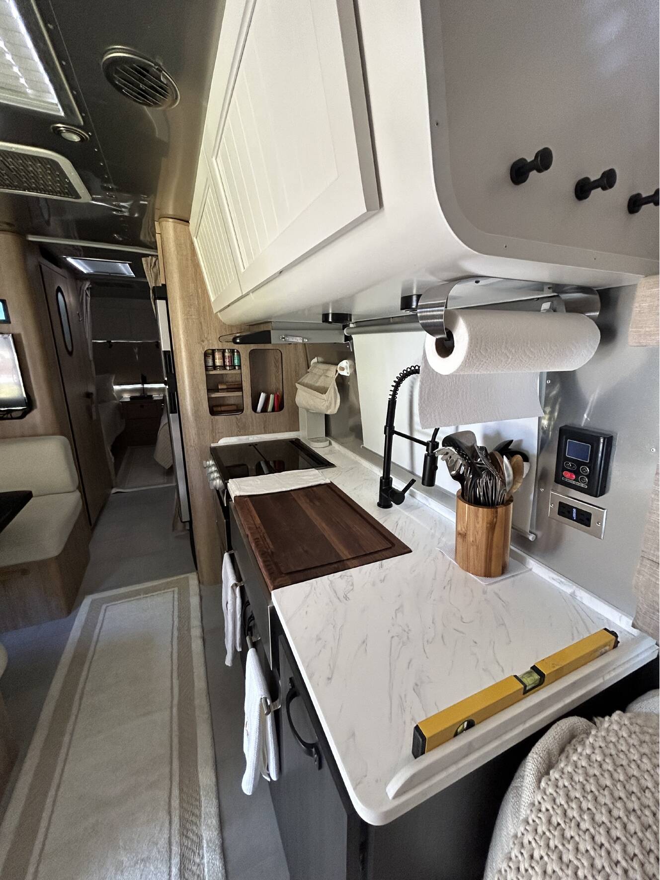 A photo of this 2023 Airstream POTTERY BARN SPECIAL EDITION 28RBT