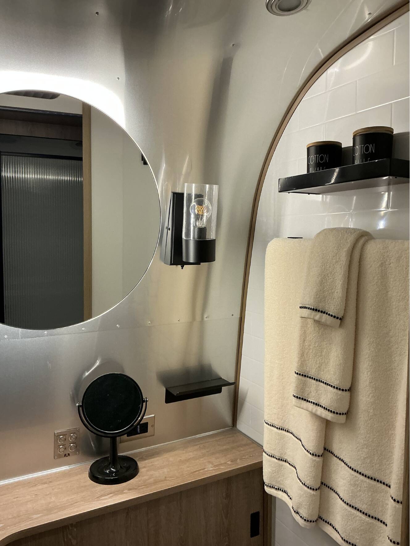 A photo of this 2023 Airstream POTTERY BARN SPECIAL EDITION 28RBT