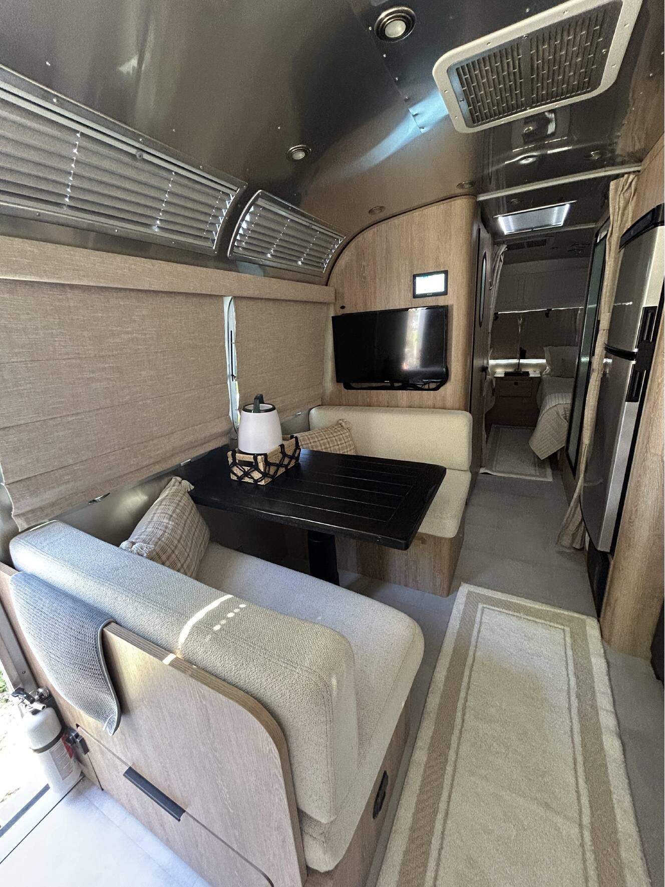 A photo of this 2023 Airstream POTTERY BARN SPECIAL EDITION 28RBT
