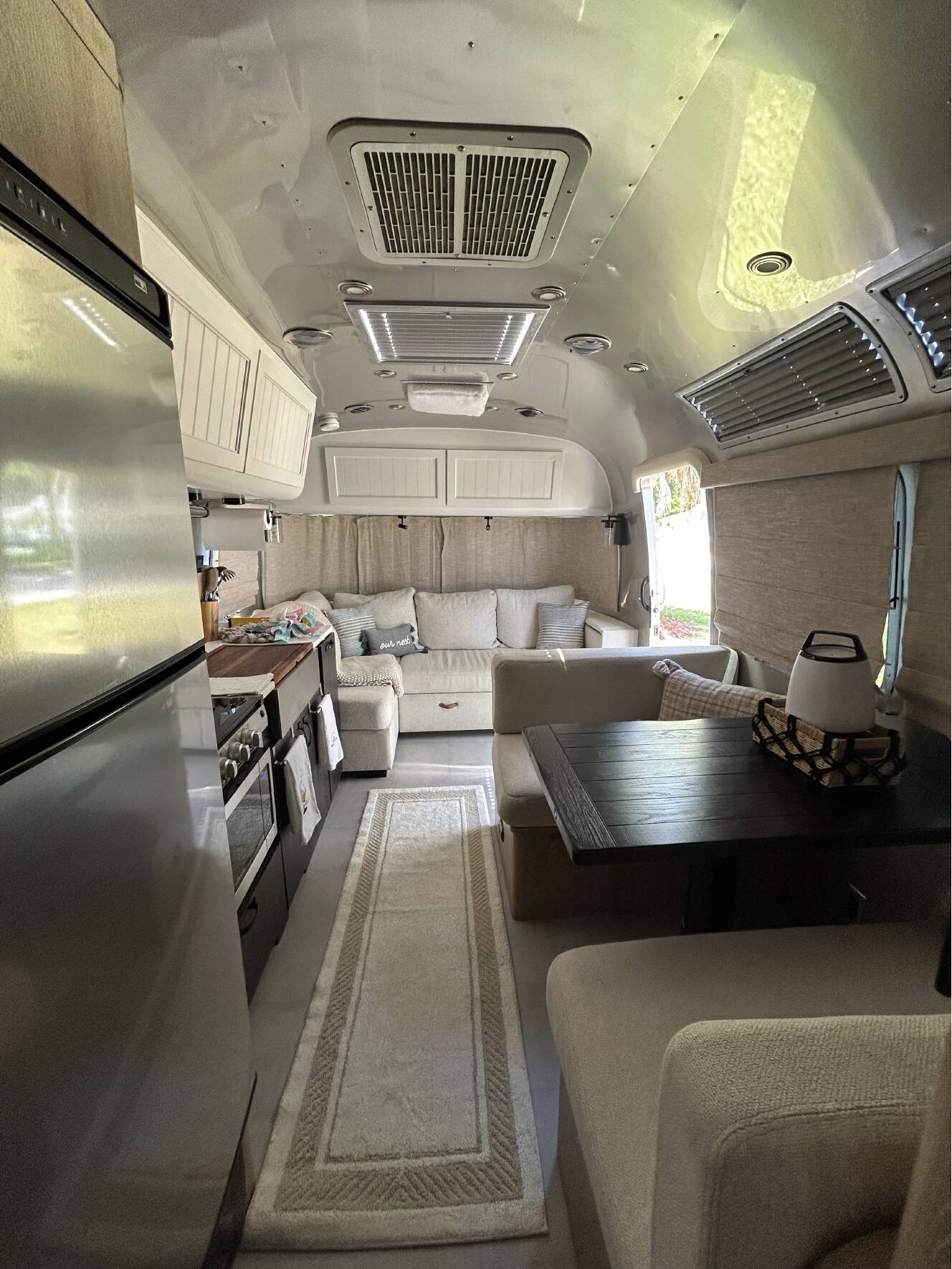 A photo of this 2023 Airstream POTTERY BARN SPECIAL EDITION 28RBT