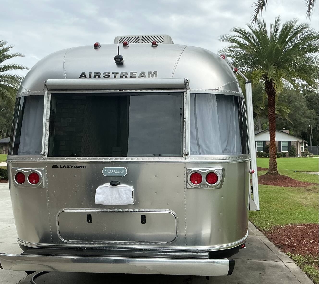 A photo of this 2023 Airstream POTTERY BARN SPECIAL EDITION 28RBT