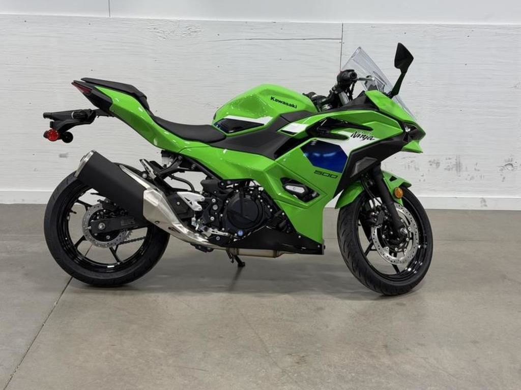 2026 Kawasaki Ninja 500 ABS Metallic Matte Twilight Blue ABS in Las Vegas, NV