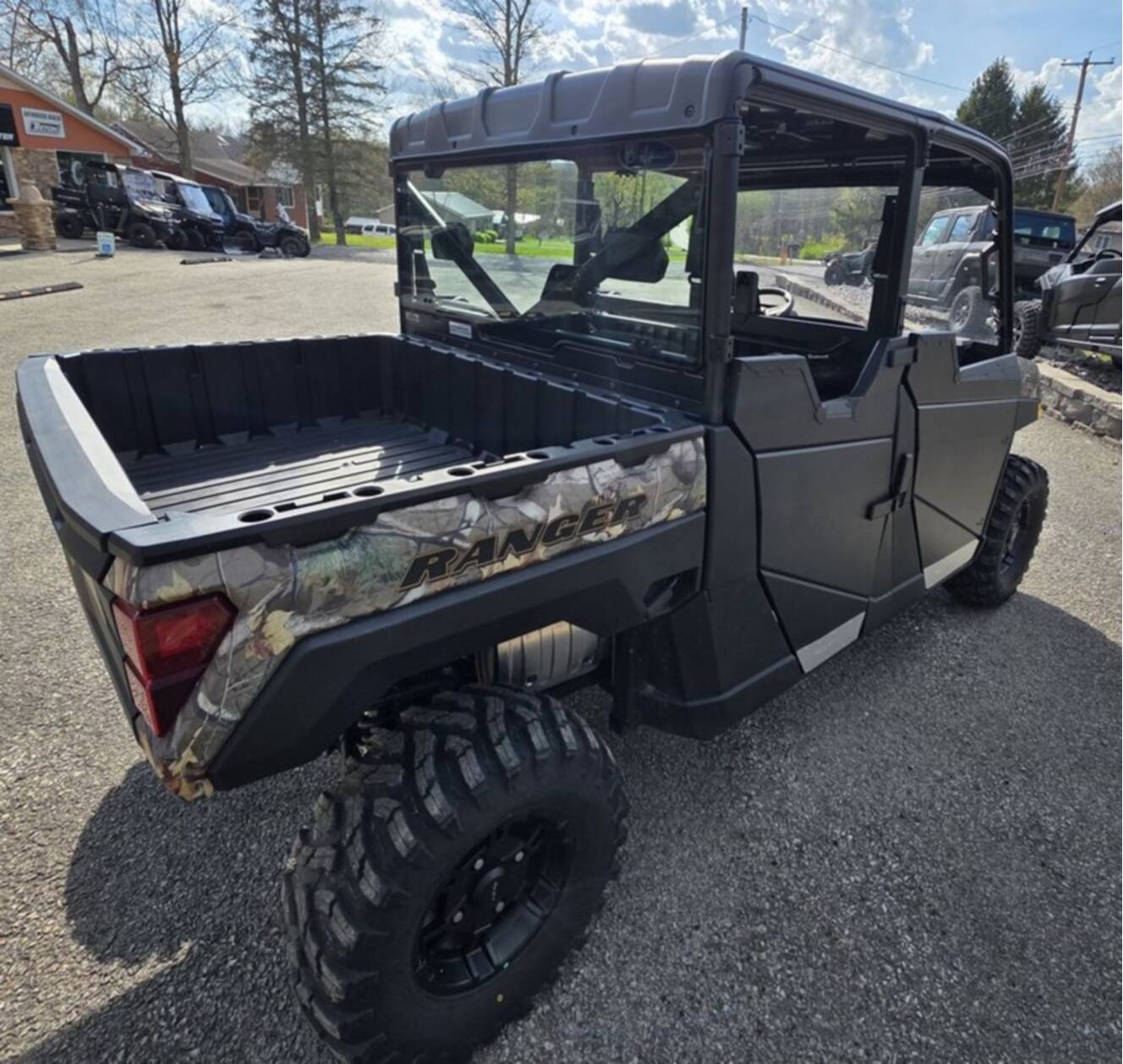 A photo of this 2026 Polaris® Ranger Crew XP 1000 Premium Polaris Pursuit Camo