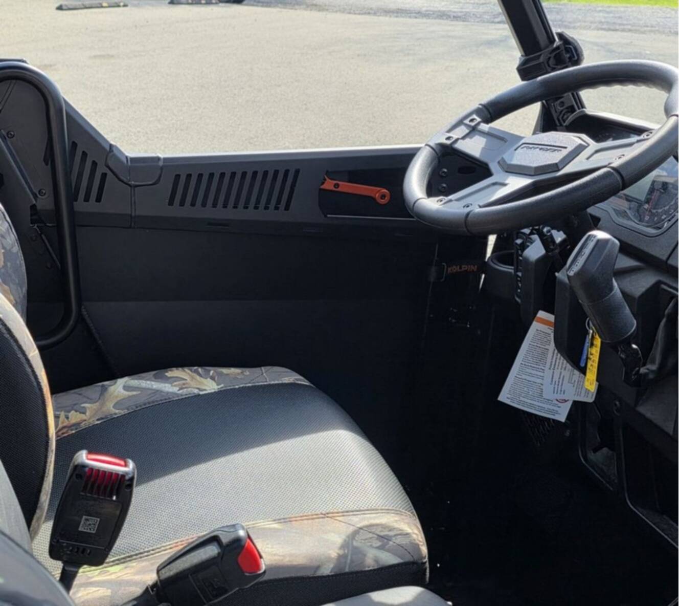 A photo of this 2026 Polaris® Ranger Crew XP 1000 Premium Polaris Pursuit Camo
