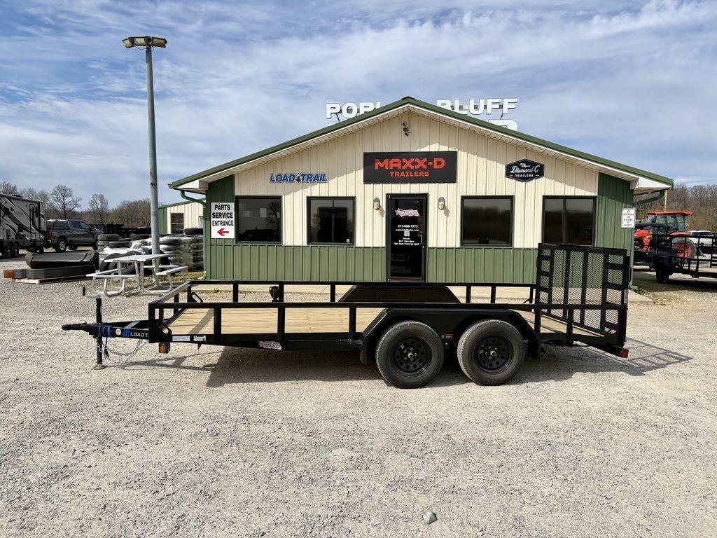 2026 Load Trail UE8316 83" x 16' Tandem Utility w/ 2' Dovetail and 3' S in Poplar Bluff, MO