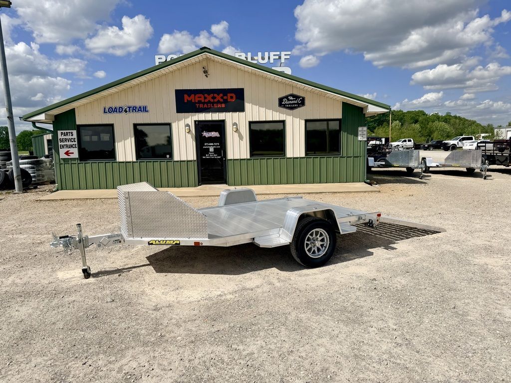 2027 ALUMA MC210S-R-RTD 78" x 138" 2- Motorcycle Trailer in Poplar Bluff, MO