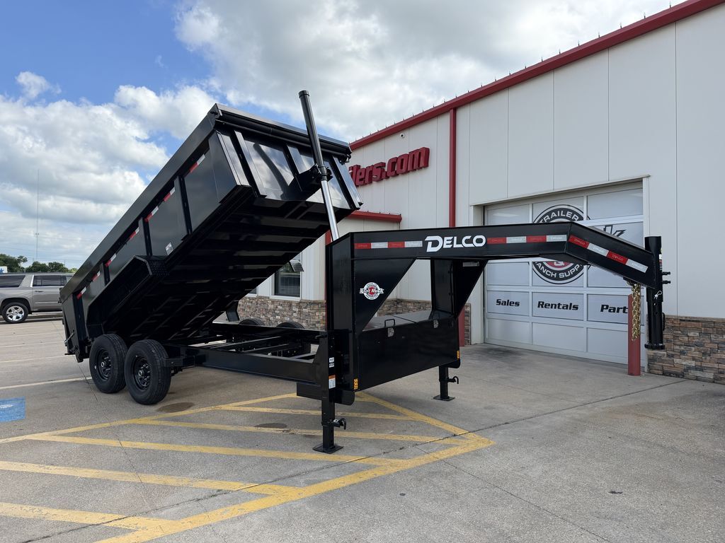 2026 DELCO HD 14' x 3' GN Telescoping Dump Trailer in Hewitt, TX