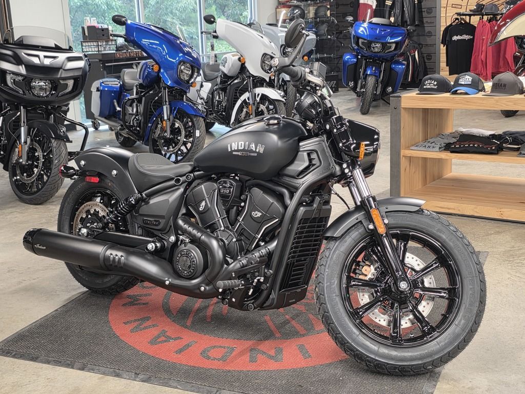 2026 Indian Motorcycle® Scout® Bobber Limited +Tech Black Smoke BOBBER in Columbus, GA