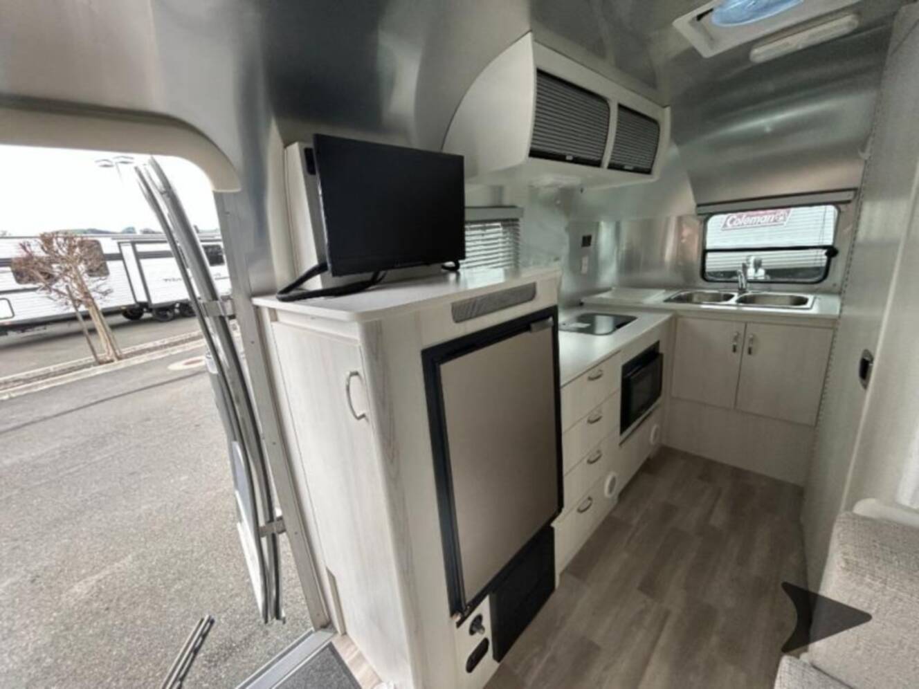 A photo of this 2023 Airstream Bambi 20FB