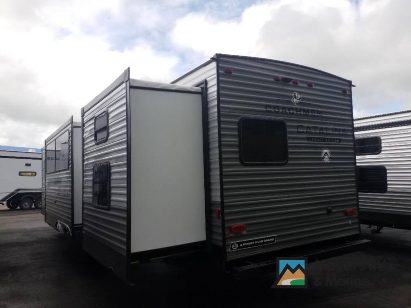 A photo of this 2027 Coachmen Rv Catalina Legacy Edition 343BHTS