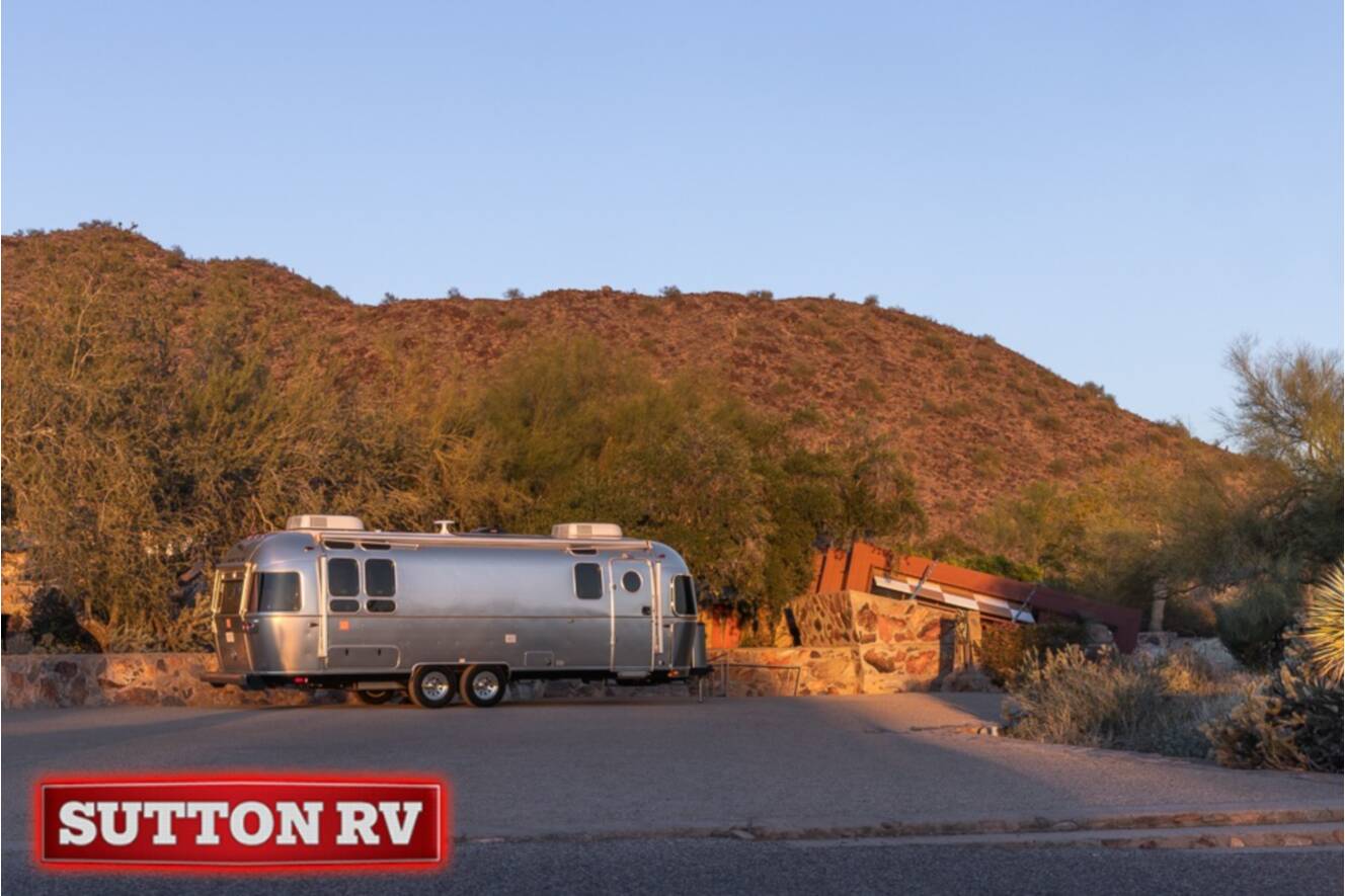 A photo of this 2026 Airstream Frank Lloyd Wright Limited Edition 28RB