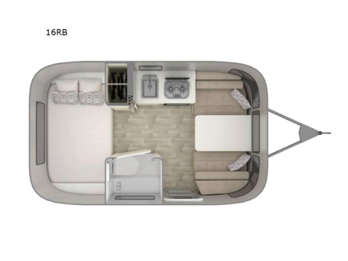 A photo of this 2026 Airstream Bambi 16RB