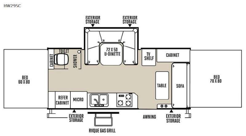 2015 Forest River Rv Flagstaff High Wall HW29SC in albuquerque NM