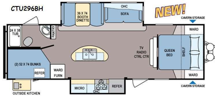2014 Dutchmen Rv Coleman Explorer CTU296BH in jefferson IA