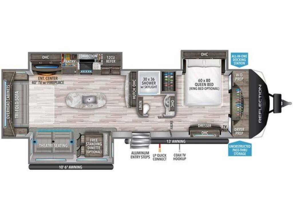 A photo of this 2020 Grand Design REFLECTION 315RLTS