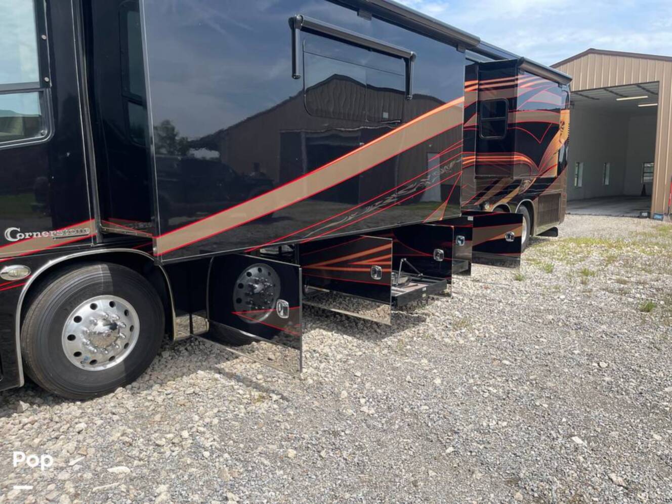 A photo of this 2015 Entegra Coach Cornerstone 45B