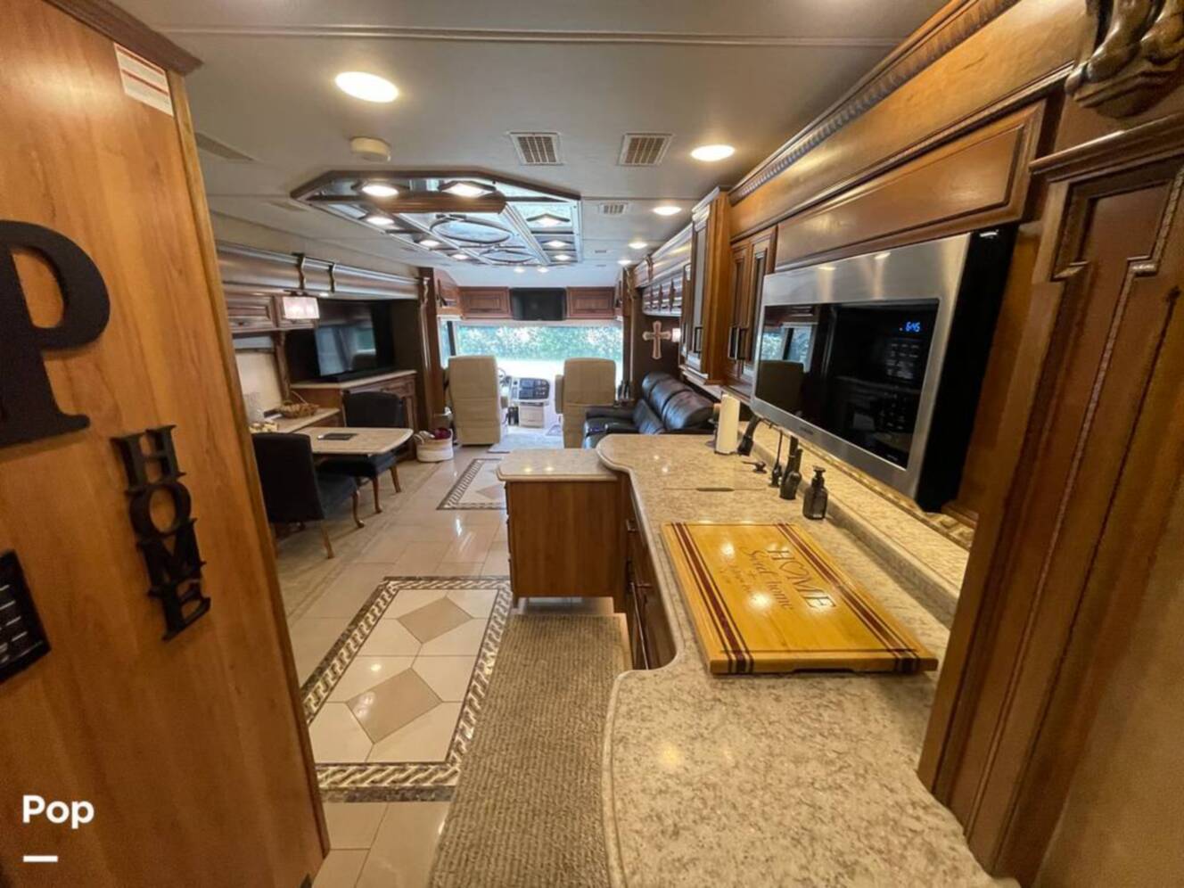 A photo of this 2015 Entegra Coach Cornerstone 45B