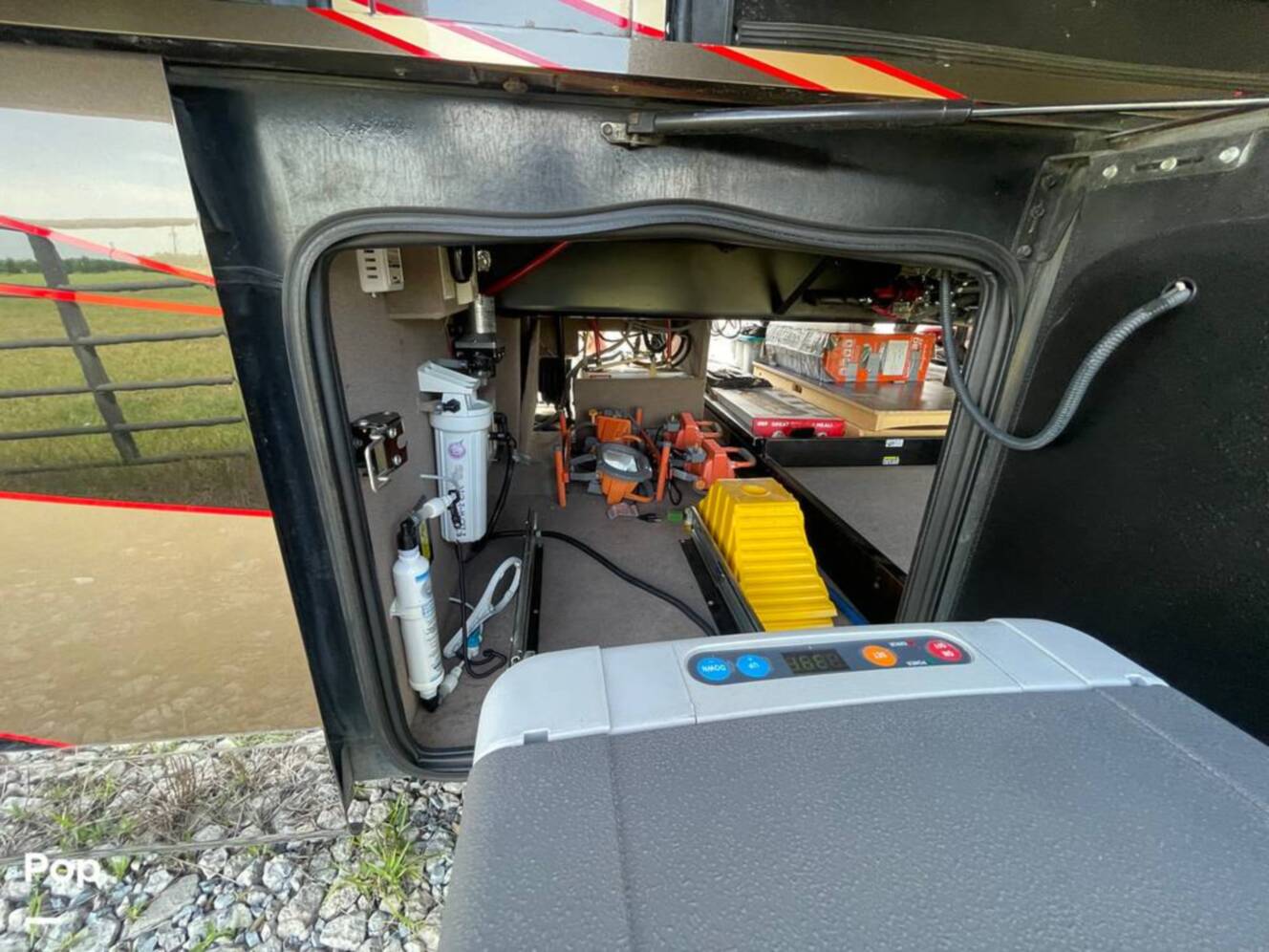 A photo of this 2015 Entegra Coach Cornerstone 45B