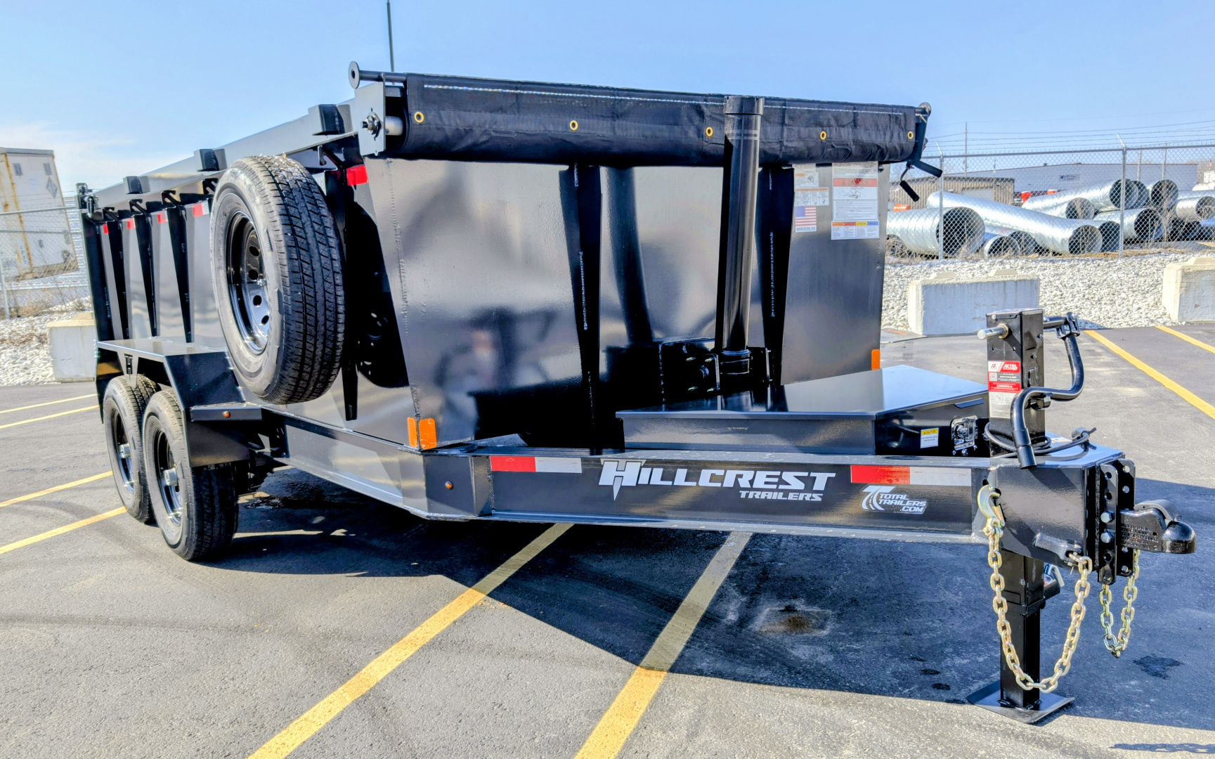 2026 Hillcrest Trailers 14714SD 40" Tall Sides Telescopic 7ga Floor 14K (GVWR) in O Fallon, MO
