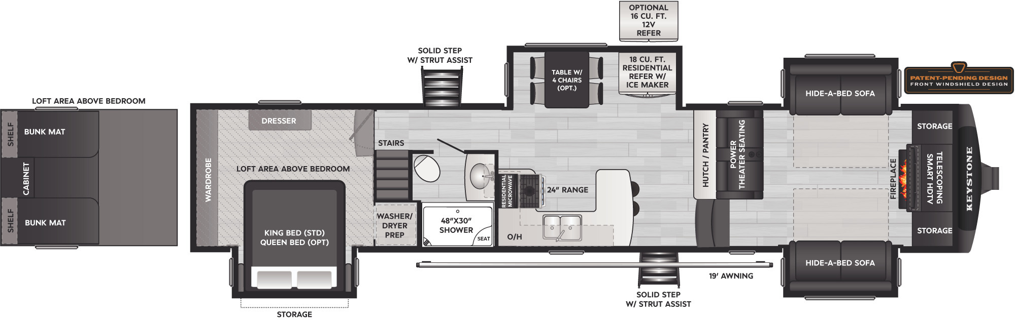 A photo of this 2026 Keystone Montana High Country 377FL