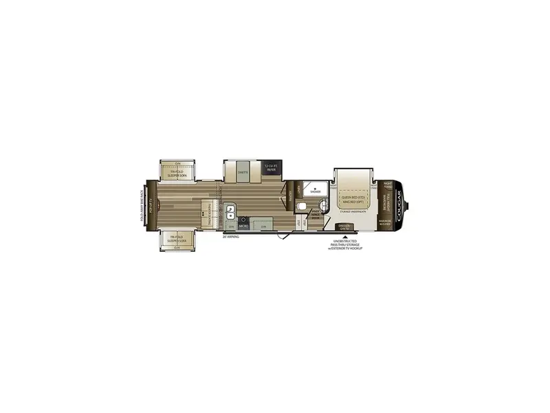 2019 KEYSTONE COUGAR 366RDS