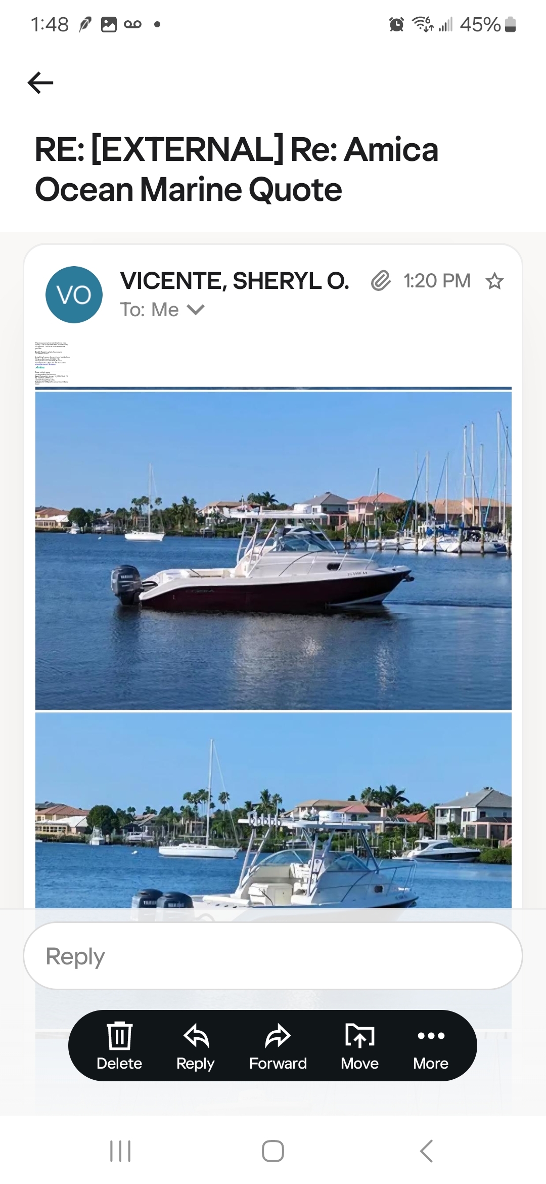 2009 Cobia 250 Wa in molino FL