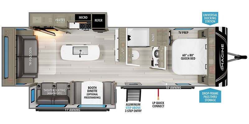 A photo of this 2026 Grand Design Imagine 2970RL