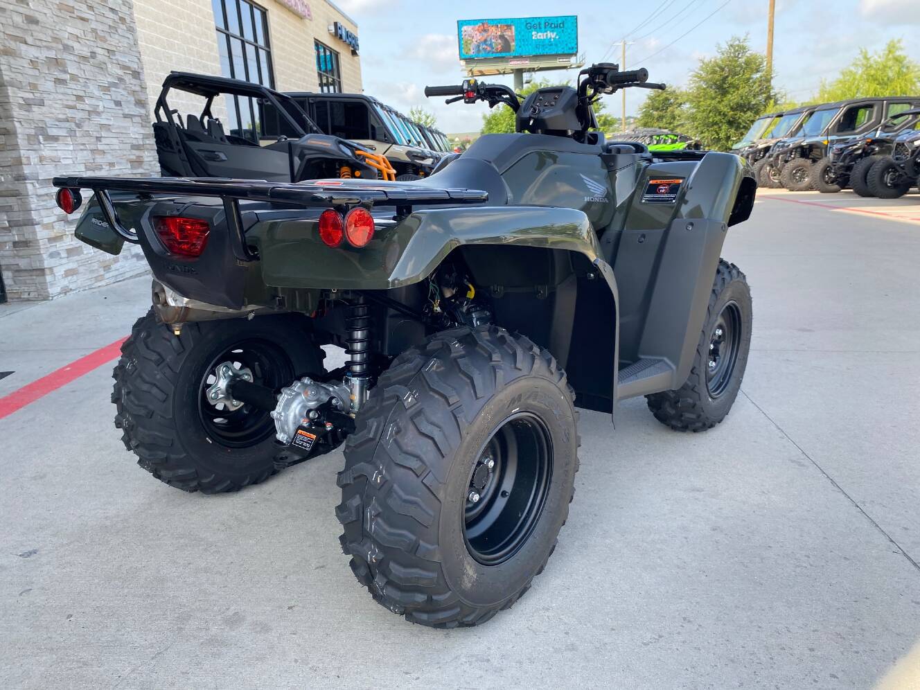 A photo of this 2027 Honda  TRX420TM1V
