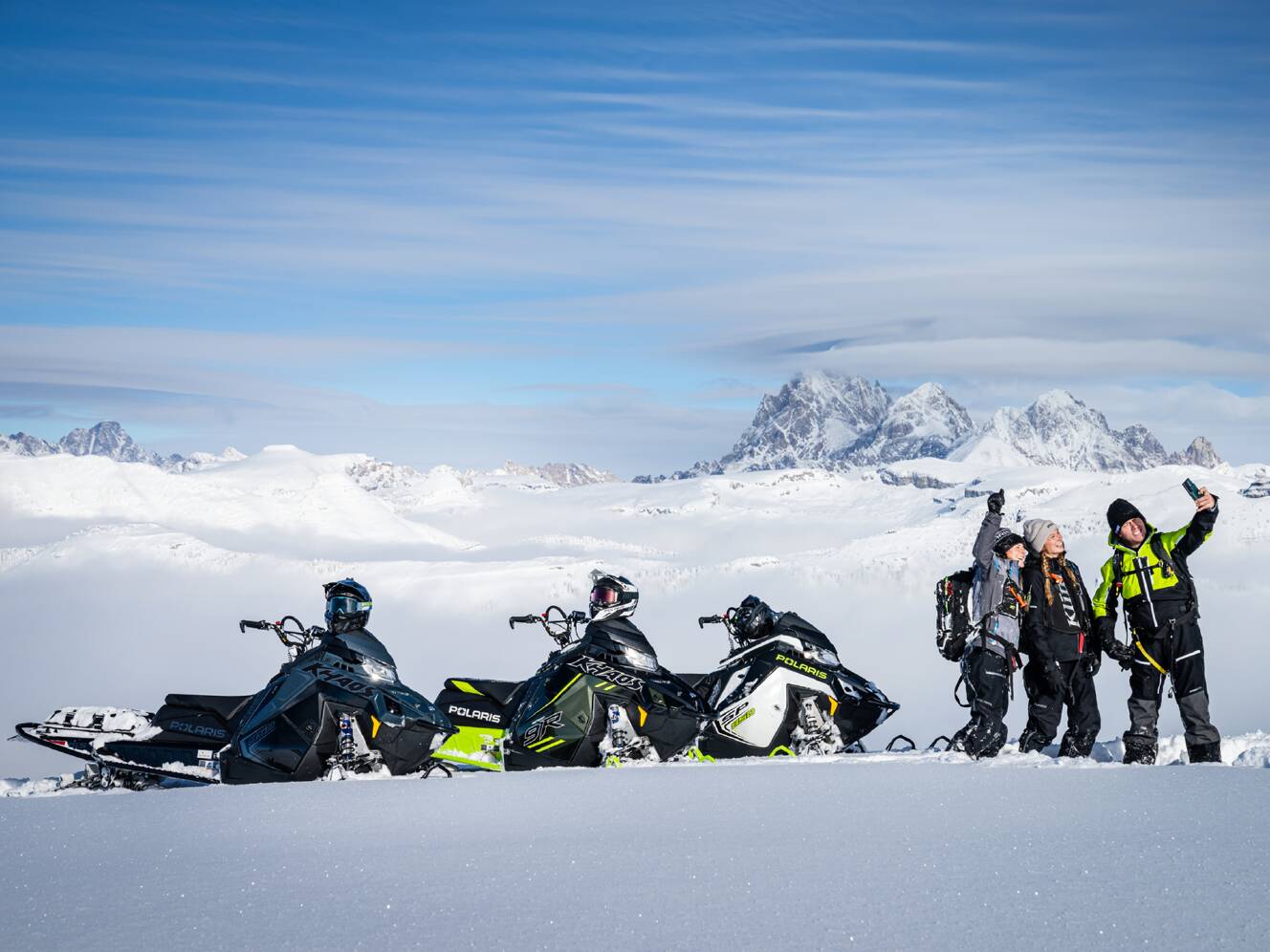 A photo of this 2026 Polaris 850 RMK Khaos 165 SC