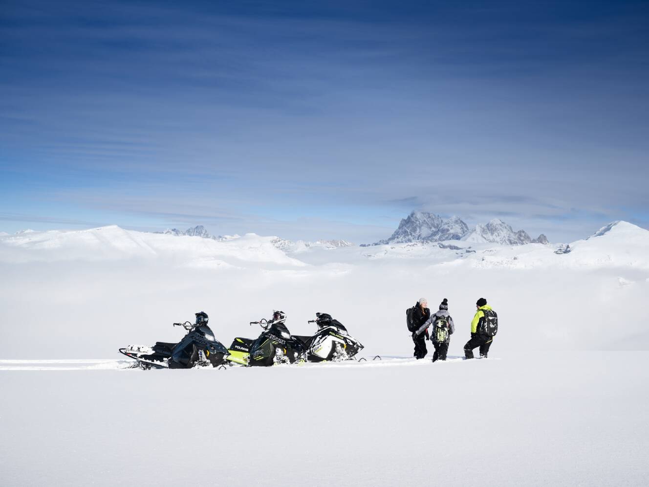 A photo of this 2026 Polaris 850 RMK Khaos 165 SC