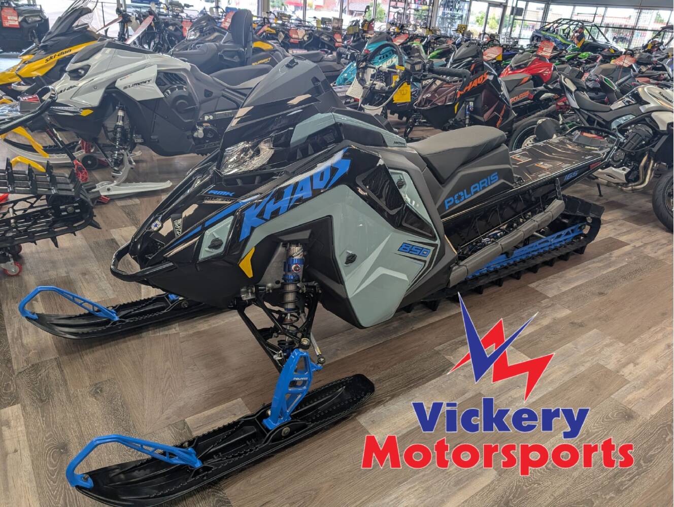 A photo of this 2026 Polaris 850 RMK Khaos 165 SC