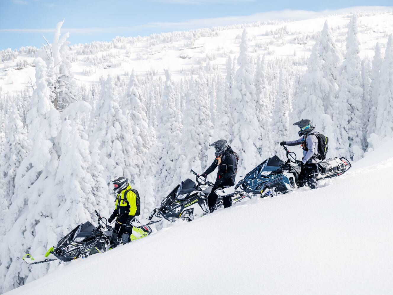 A photo of this 2026 Polaris 850 RMK Khaos 165 SC
