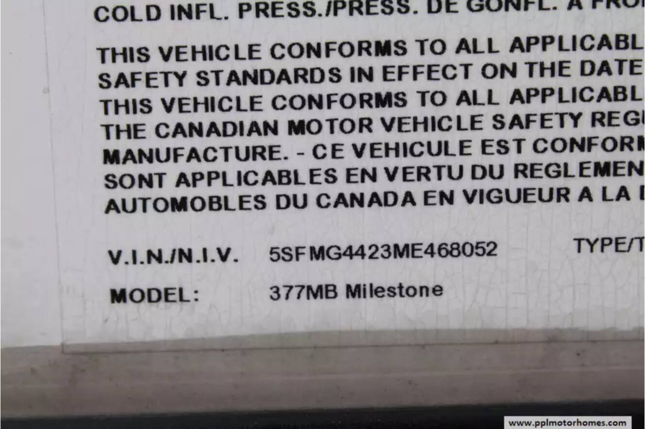 A photo of this 2021 Heartland Milestone 377MB