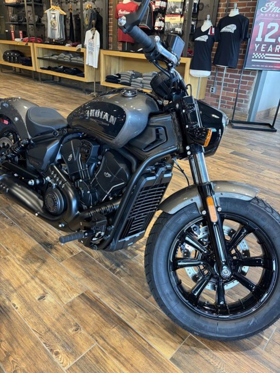 2026 Indian Scout Bobber Limited +Tech Heavy Metal Smoke BASE in Bristol, VA