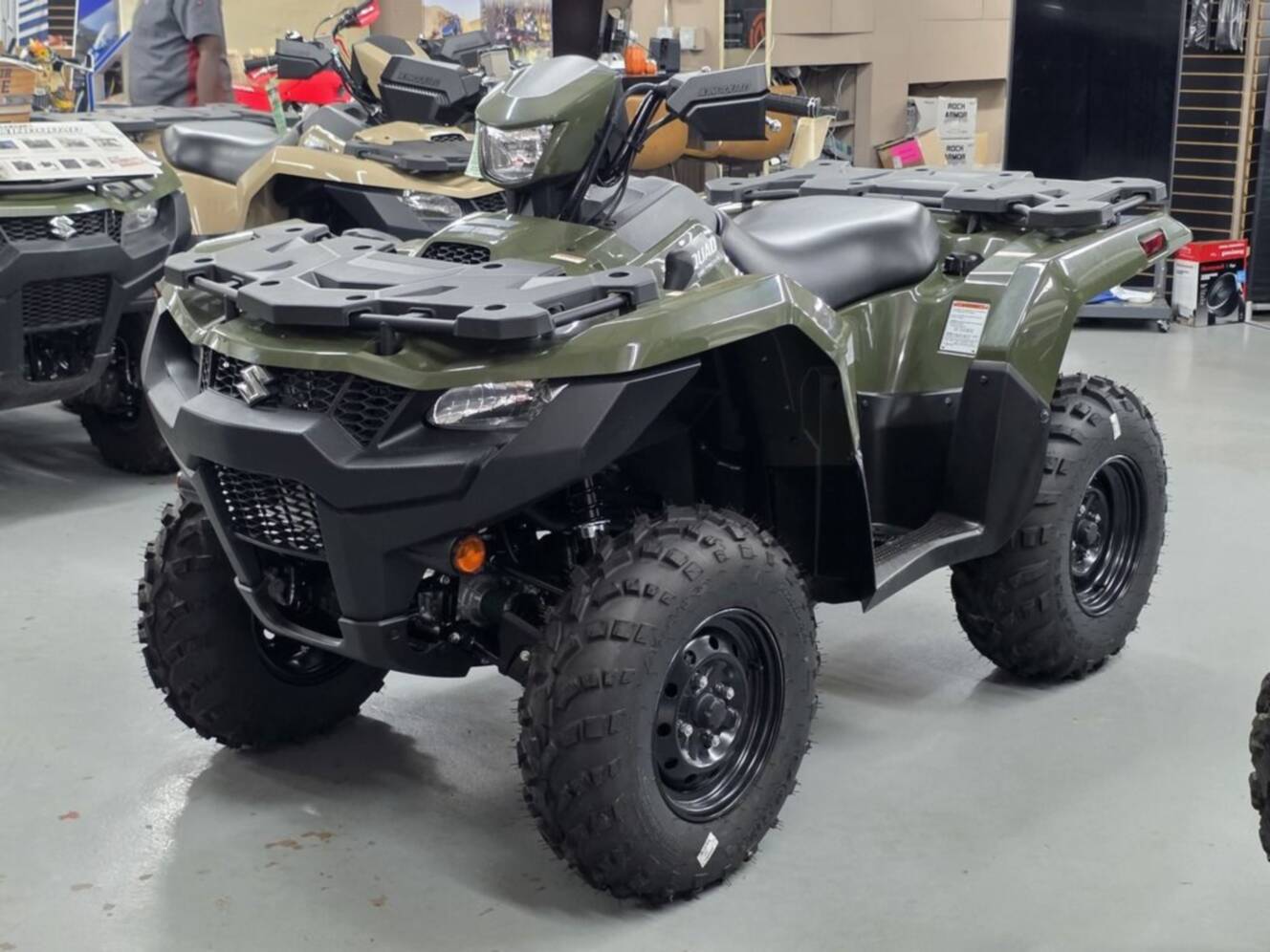 A photo of this 2025 Suzuki KingQuad 750AXi Power Steering