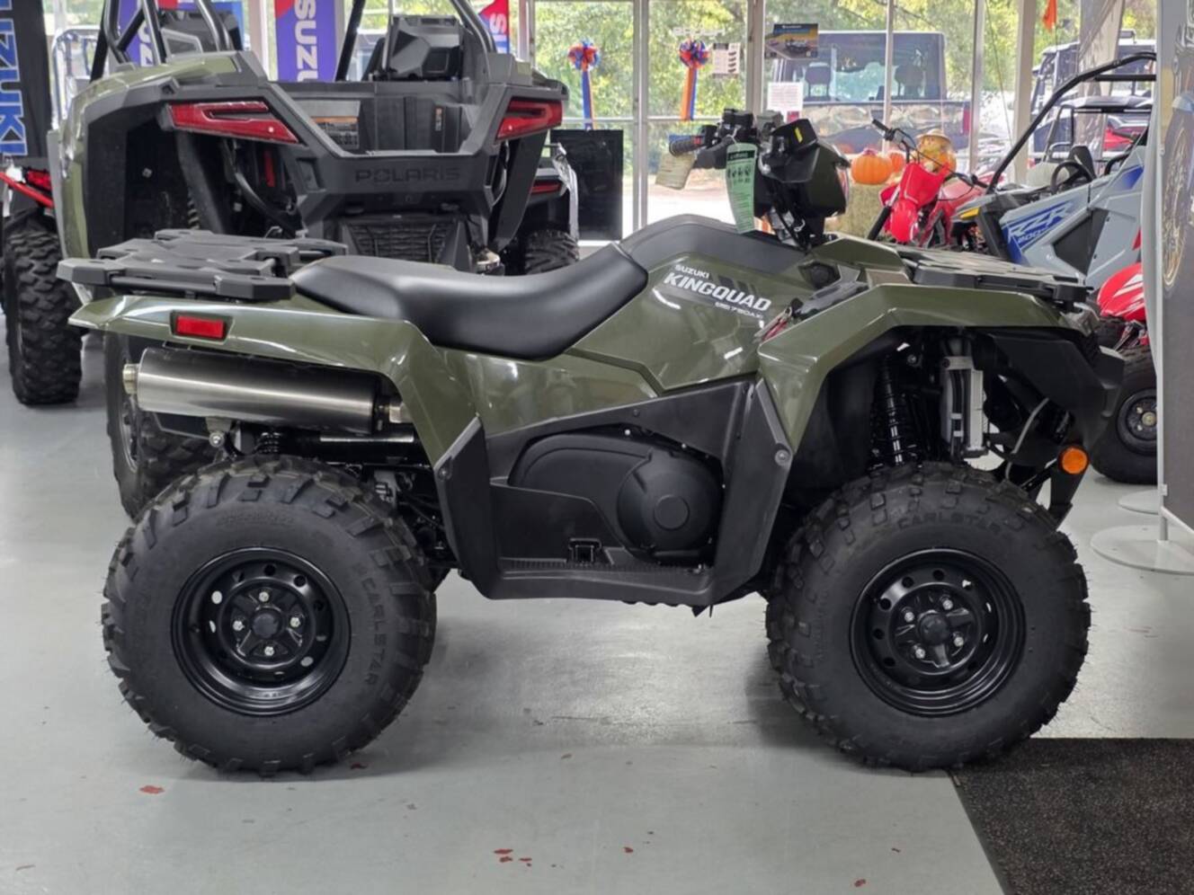 A photo of this 2025 Suzuki KingQuad 750AXi Power Steering