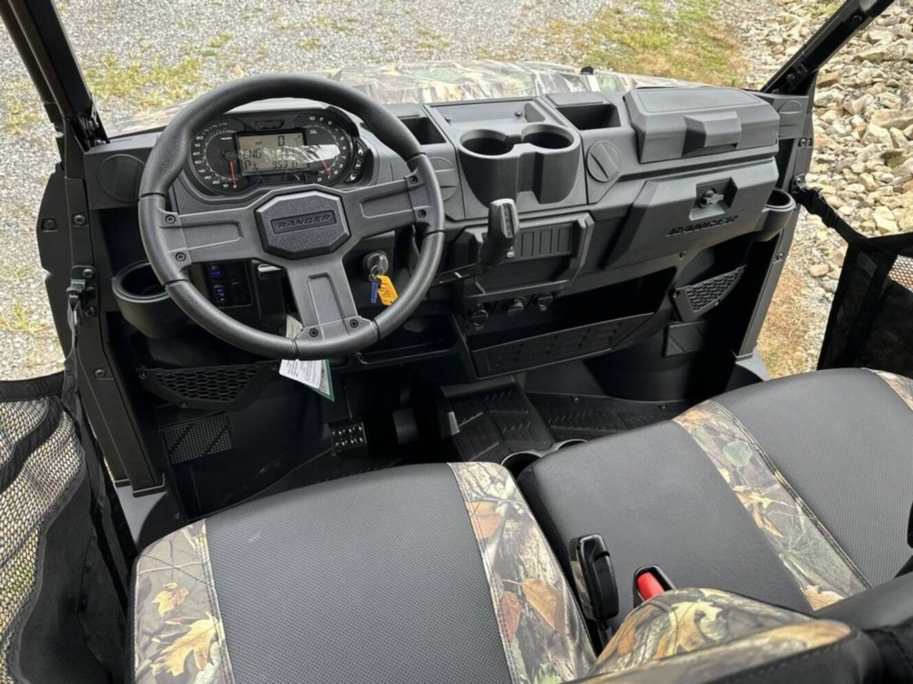 A photo of this 2026 Polaris® Ranger Crew XP 1000 Premium Polaris Pursuit Camo