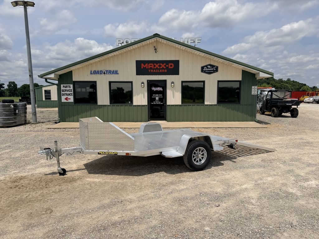 2027 ALUMA MC210S-R-RTD 78" x 138" 2- Motorcycle Trailer in Poplar Bluff, MO