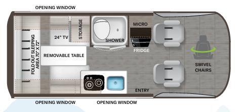2023 Thor Motor Coach Sanctuary Transit 19PT in lake mills WI