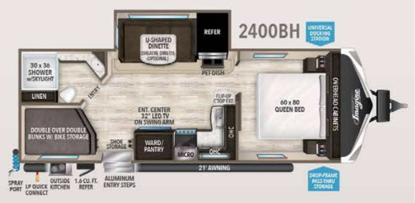 A photo of this 2019 Grand Design Imagine 2400BH