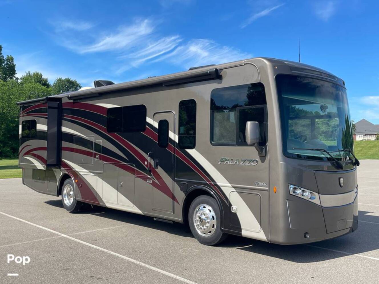 A photo of this 2019 Thor Motor Coach Palazzo 33.2