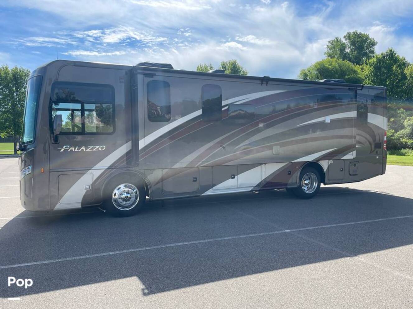 A photo of this 2019 Thor Motor Coach Palazzo 33.2