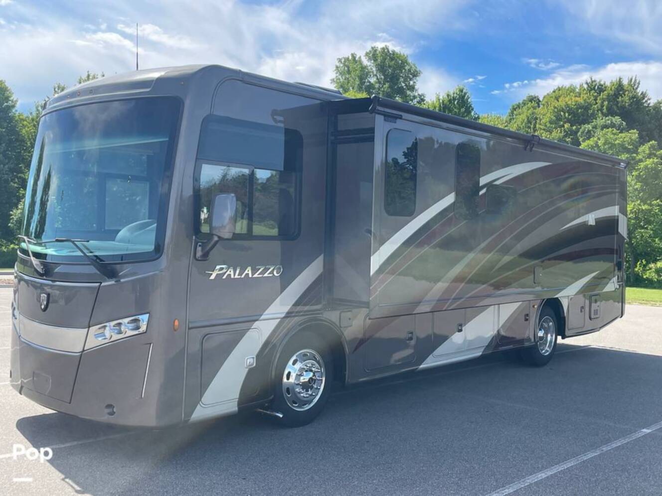A photo of this 2019 Thor Motor Coach Palazzo 33.2