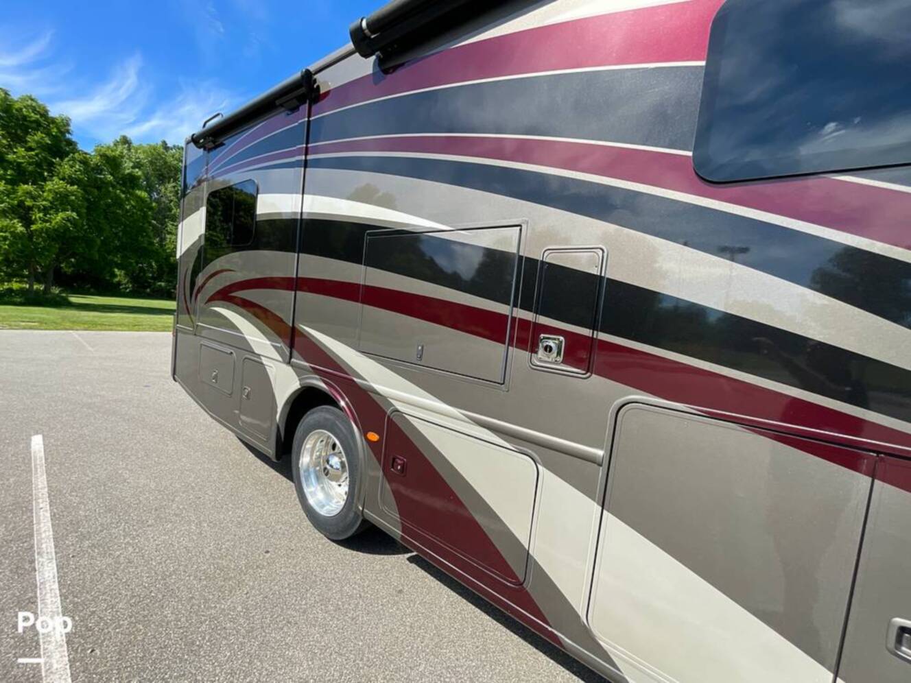A photo of this 2019 Thor Motor Coach Palazzo 33.2