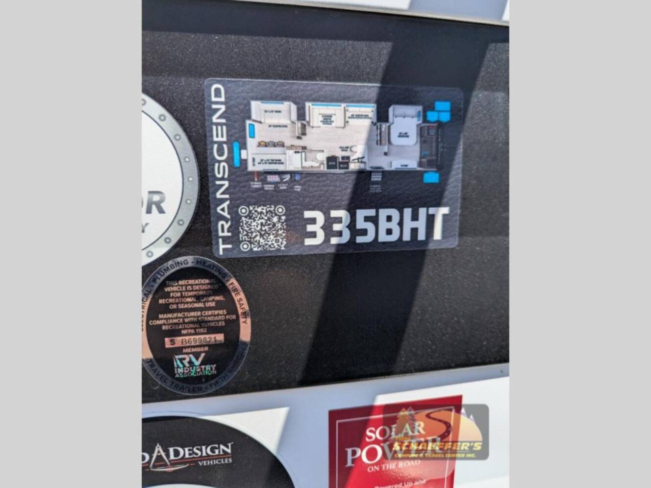 A photo of this 2027 Grand Design Transcend 335BHT
