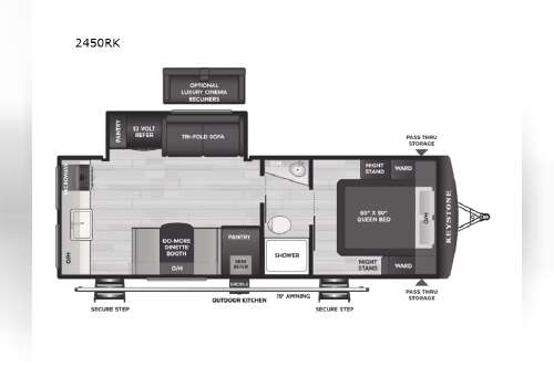2027 Keystone Rv Passport Super Lite 2450RK in tyler TX