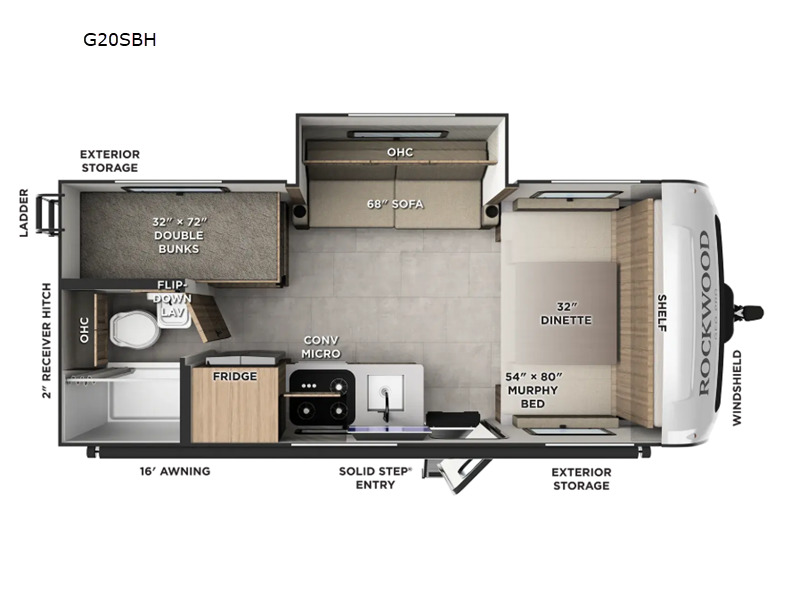 2027 Forest River Rv Rockwood GEO Pro G20SBH in turlock CA