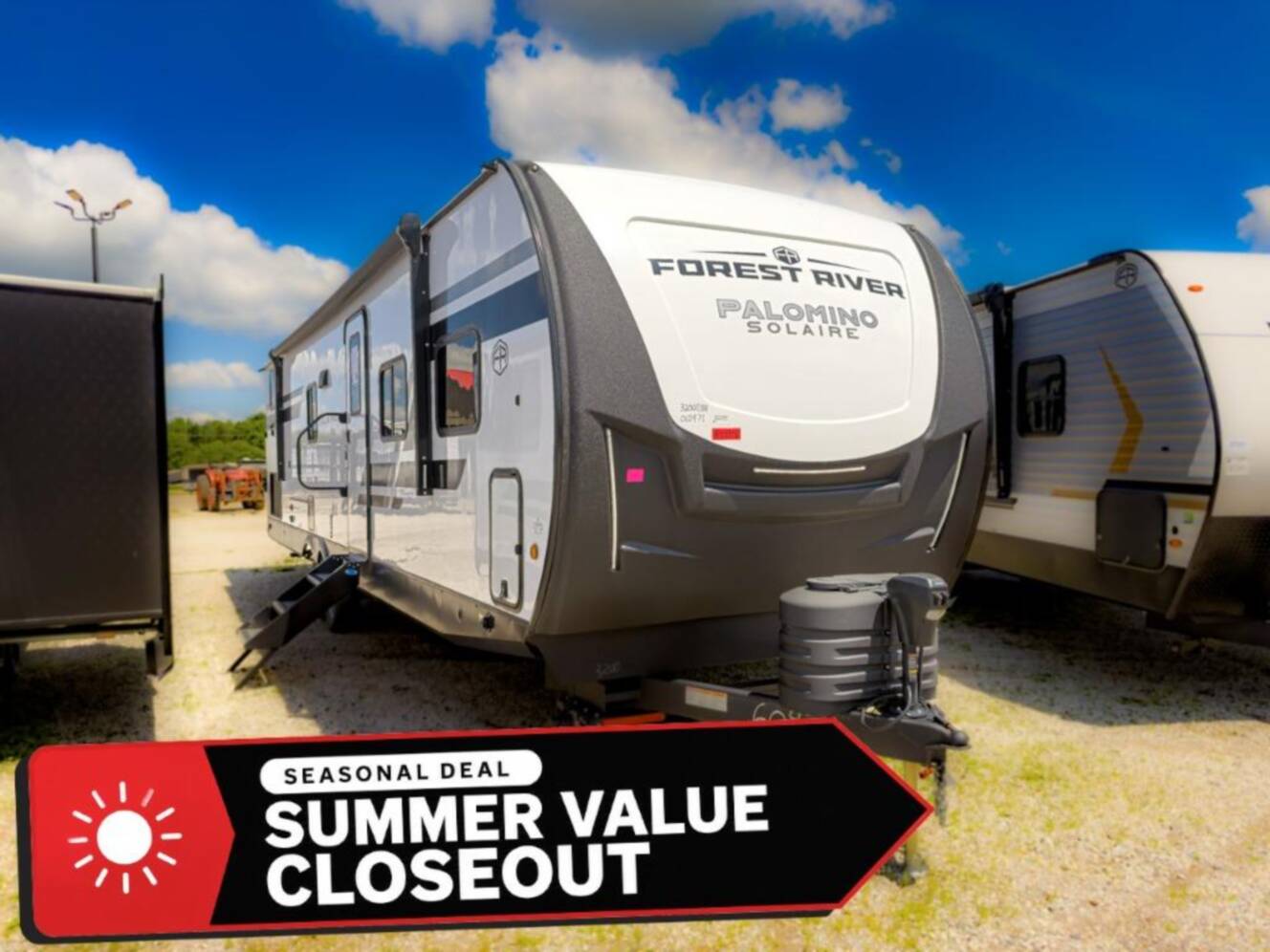 A photo of this 2025 Palomino SolAire 3200TSBH