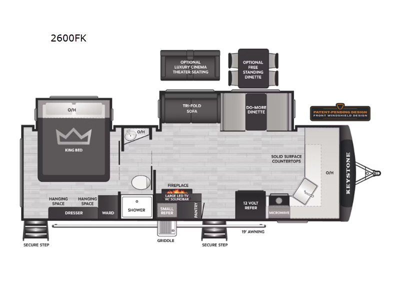2027 Keystone Rv Passport 2600FK in manitowoc WI