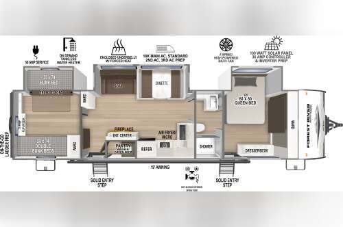 2026 Forest River Surveyor Camp Series 34CAMP in calera AL